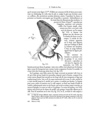 Dictionnaire raisonné du mobilier français : vêtements et costumes