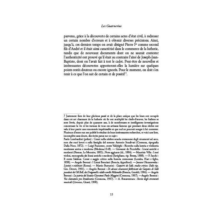 Les Guarnerius Les Guarnerius