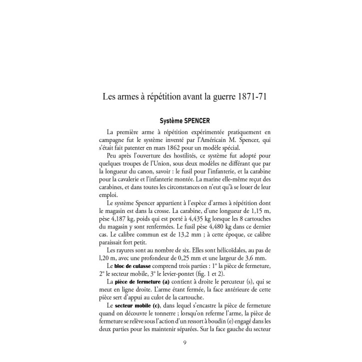 Les fusils à répétition