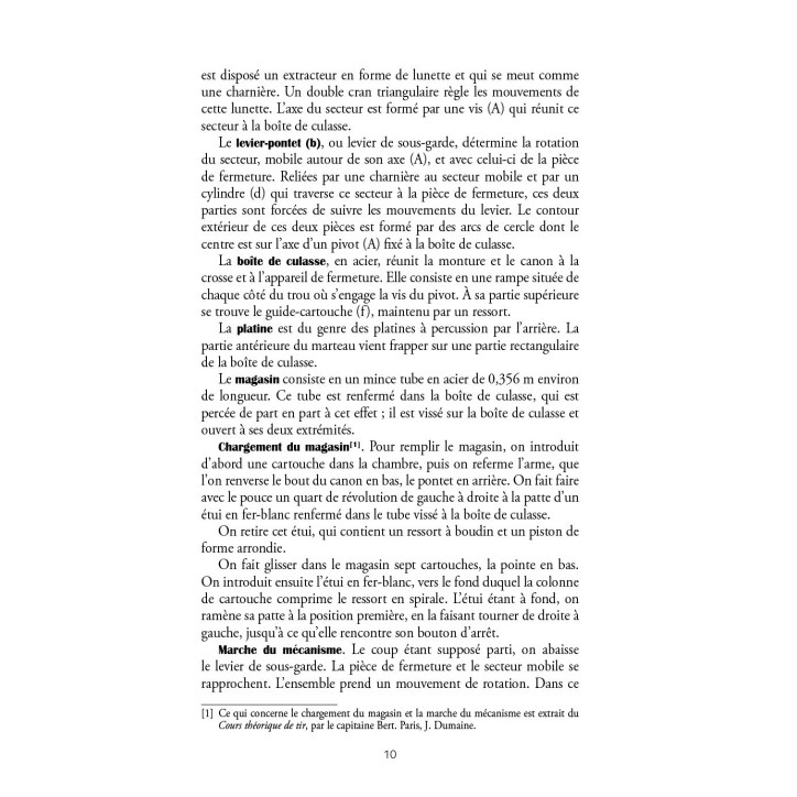Les fusils à répétition