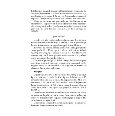 Les fusils à répétition