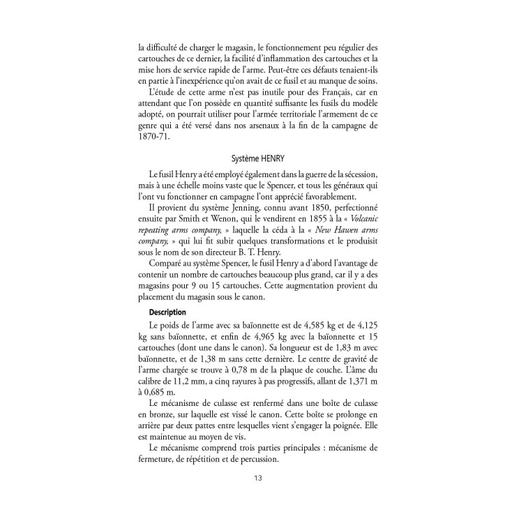 Les fusils à répétition