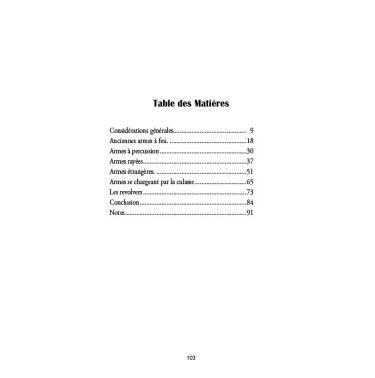 Aperçu historique des armes à feu