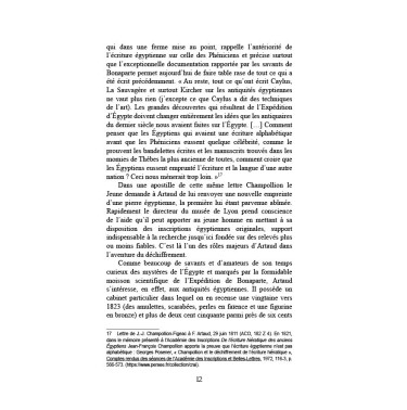 François Artaud et les frères Champollion - Correspondance