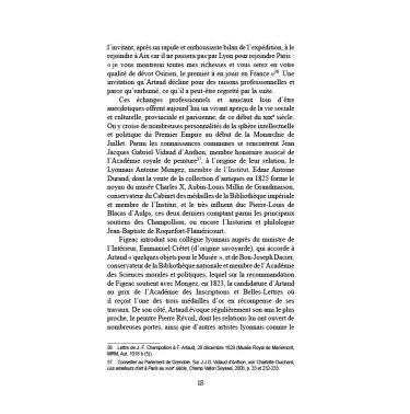 François Artaud et les frères Champollion - Correspondance