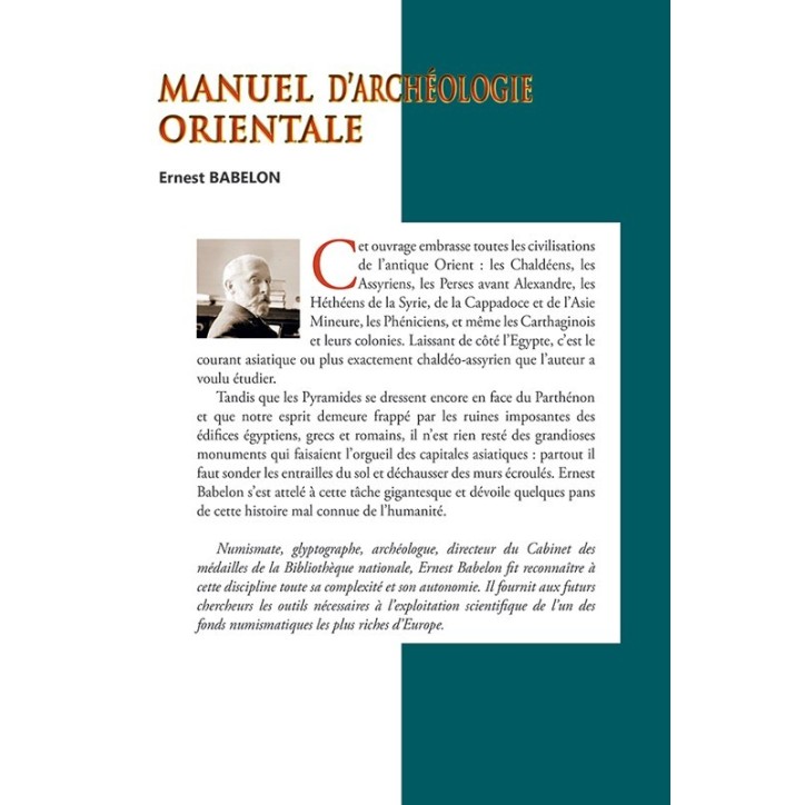 Manuel d'archéologie orientale Manuel d'archéologie orientale