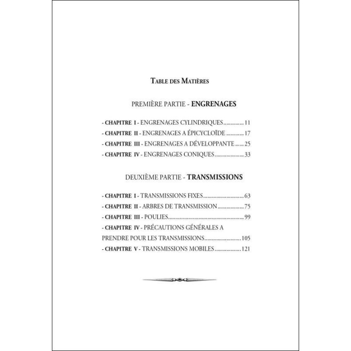 Engrenages & Transmissions Engrenages & Transmissions