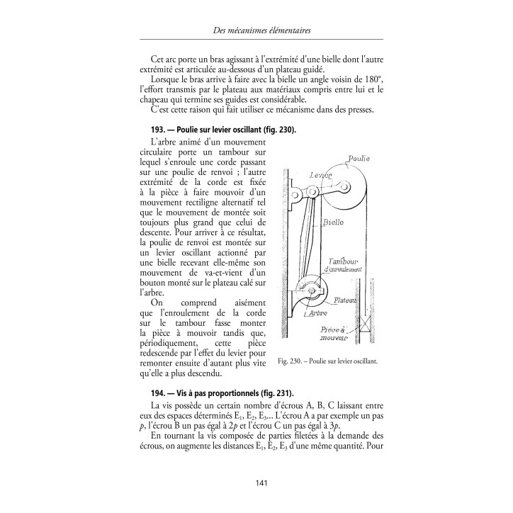 Des mécanismes élémentaires Des mécanismes élémentaires