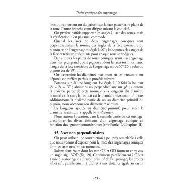 Traité pratique du tracé et de la taille des engrenages