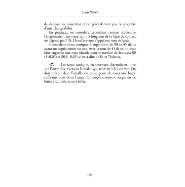 Traité pratique du tracé et de la taille des engrenages