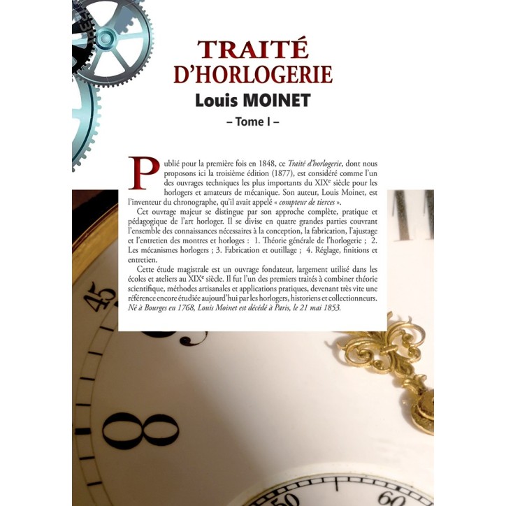 Traité d'Horlogerie - Tome I Traité d'Horlogerie - Tome I