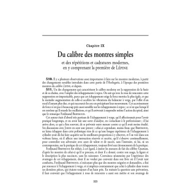 Traité d'Horlogerie - Tome I