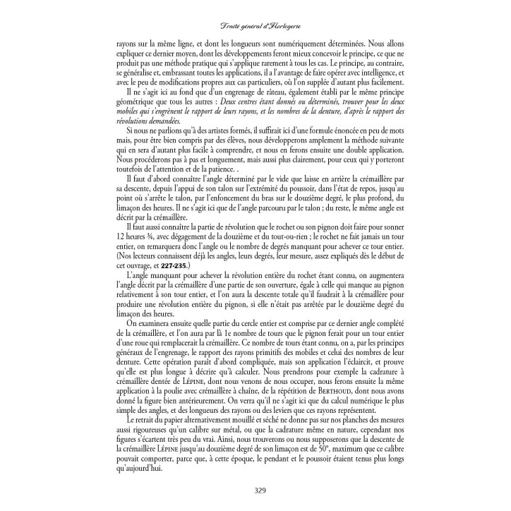 Traité d'Horlogerie - Tome I Traité d'Horlogerie - Tome I