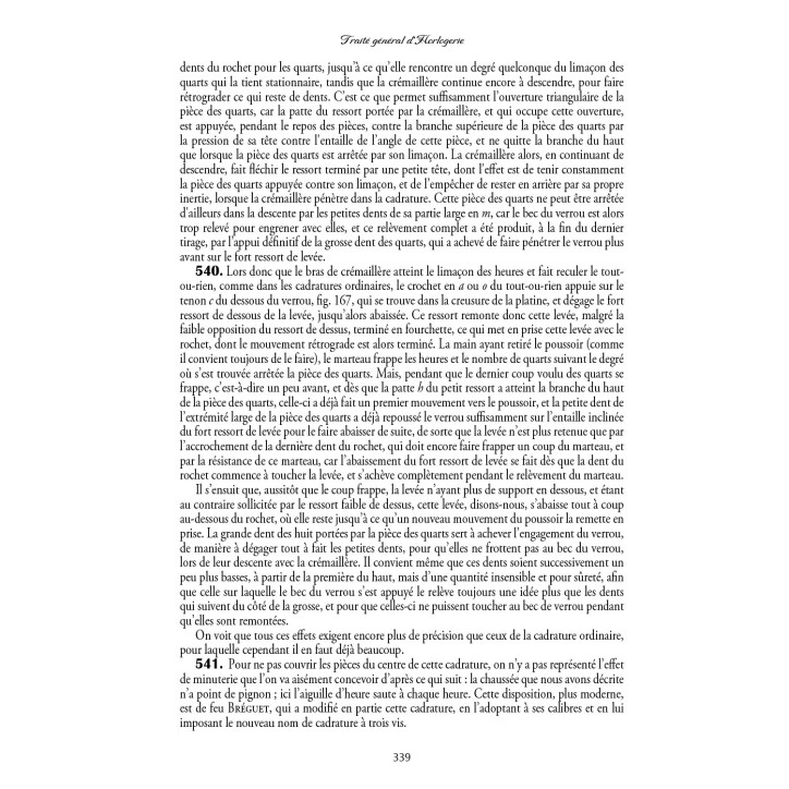 Traité d'Horlogerie - Tome I Traité d'Horlogerie - Tome I