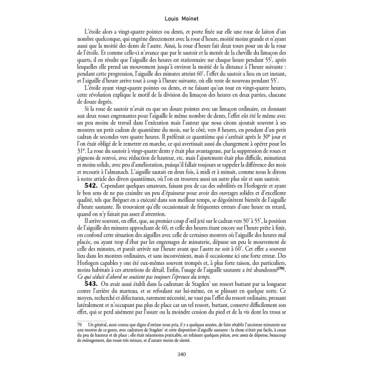 Traité d'Horlogerie - Tome I Traité d'Horlogerie - Tome I