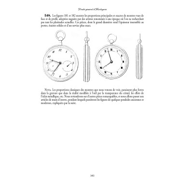 Traité d'Horlogerie - Tome I