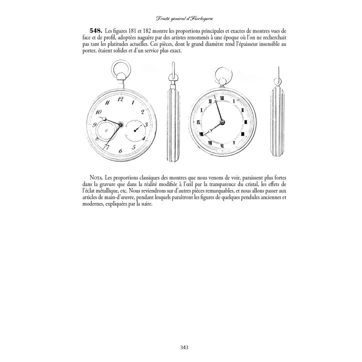 Traité d'Horlogerie - Tome I Traité d'Horlogerie - Tome I