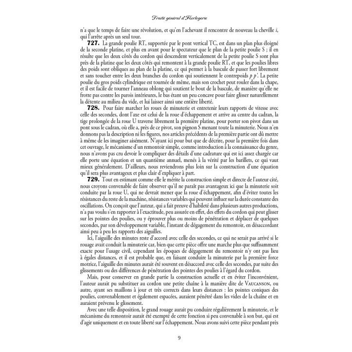 Traité d'Horlogerie - Tome 2 Traité d'Horlogerie - Tome 2