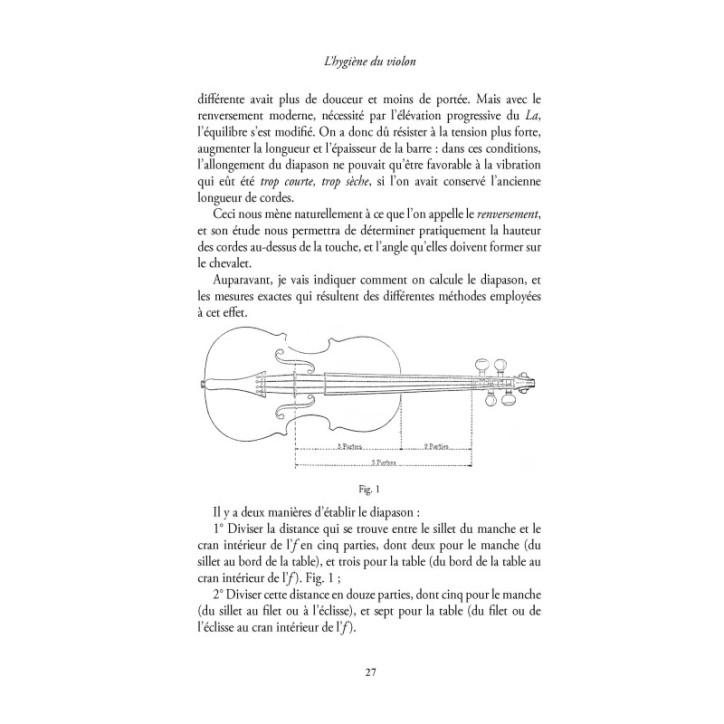L'hygiène du violon