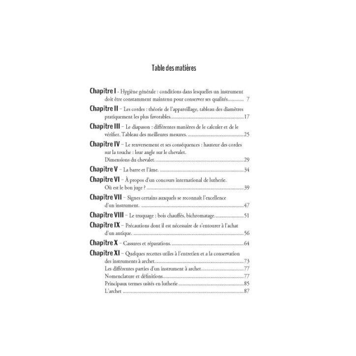 L'hygiène du violon