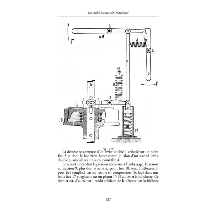 Les mécanismes des machines