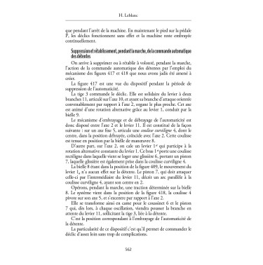 Les mécanismes des machines