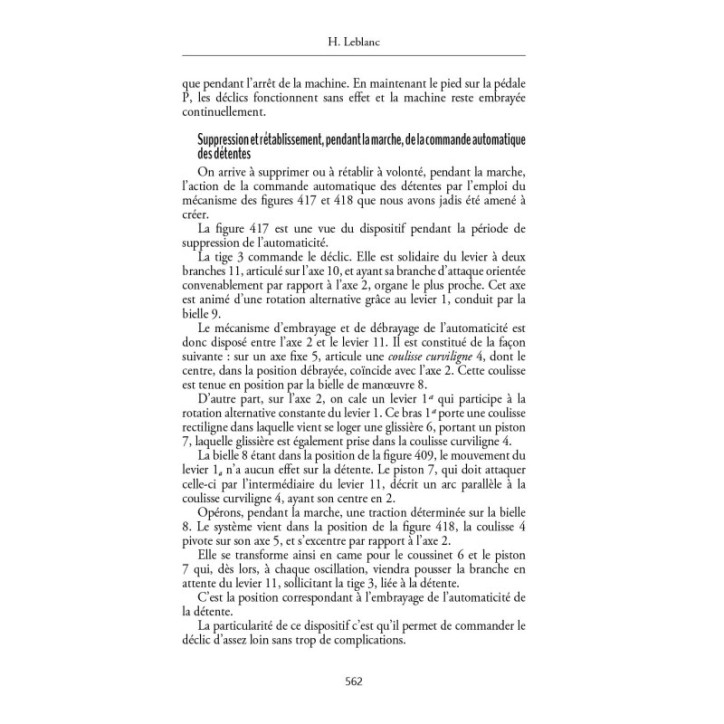 Les mécanismes des machines